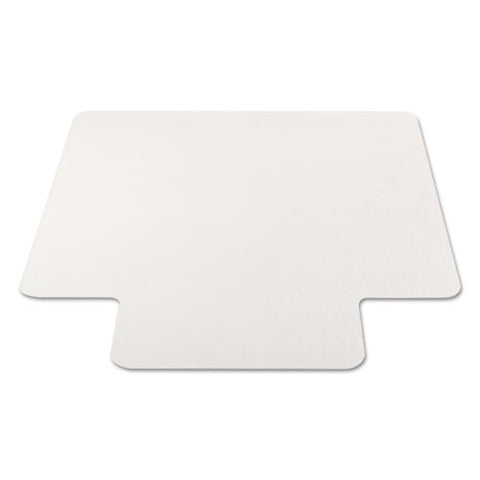 Image of All Day Use Non-studded Chair Mat For Hard Floors, 36 X 48, Lipped, Clear