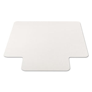 All Day Use Non-studded Chair Mat For Hard Floors, 36 X 48, Lipped, Clear