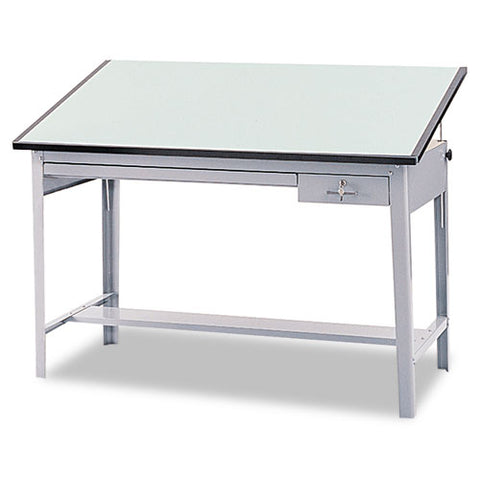 Image of Precision Drafting Table Top, Rectangular, 72w X 37-1/2d, Green