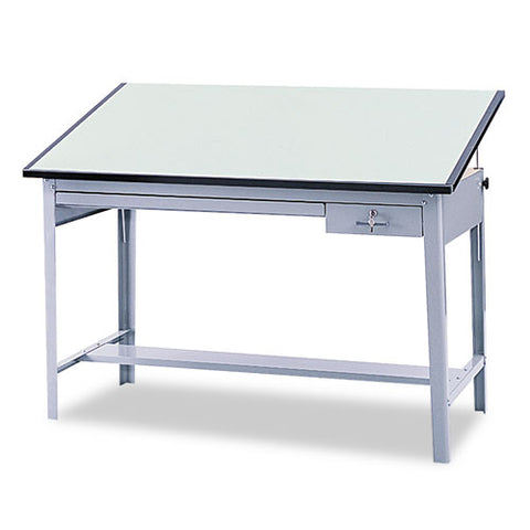 Image of Precision Drafting Table Top, Rectangular, 72w X 37-1/2d, Green