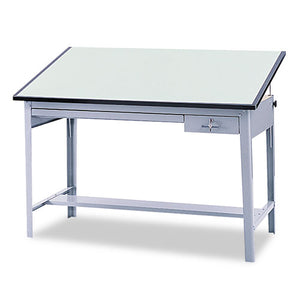 Precision Drafting Table Top, Rectangular, 72w X 37-1/2d, Green