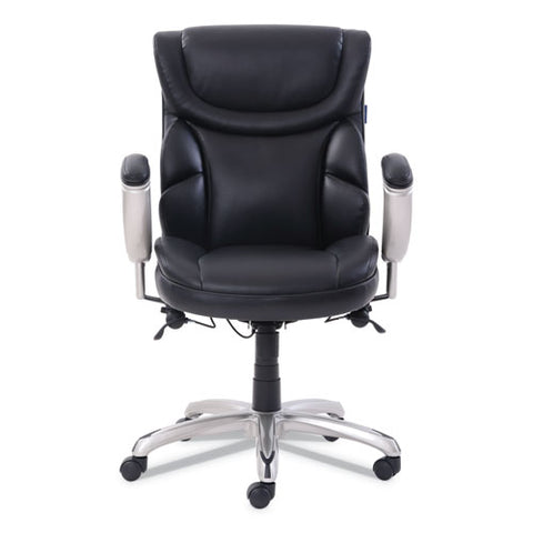 Image of Emerson Task Chair, Supports Up To 300 Lbs., Black Seat/black Back, Silver Base