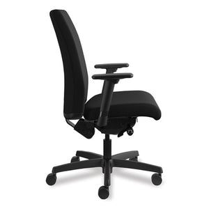 Ignition Series Mid-back Work Chair, Supports Up To 300 Lbs., Black Seat/black Back, Black Base