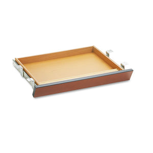 Laminate Angled Center Drawer, 26w X 15.38d X 2.5h, Harvest