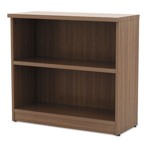 Alera Valencia Series Bookcase,two-shelf, 31 3/4w X 14d X 29 1/2h, Modern Walnut