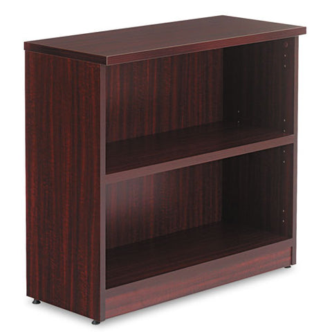 Image of Alera Valencia Series Bookcase, Two-shelf, 31 3/4w X 14d X 29 1/2h, Mahogany