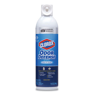 Commercial Solutions Odor Defense, Clean Air, 14 Oz Aerosol, 12/carton