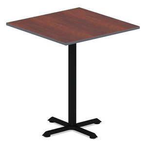 Reversible Laminate Table Top, Square, 35 3/8w X 35 3/8d, Medium Cherry/mahogany