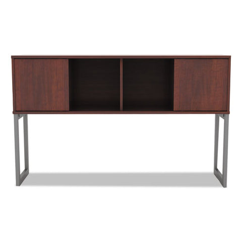 Image of Alera Open Office Desk Series Hutch, 59w X 15d X 36.38h, Medium Cherry