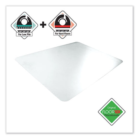 Image of Cleartex Unomat Anti-slip Chair Mat For Hard Floors/flat Pile Carpets, 35 X 47, Clear