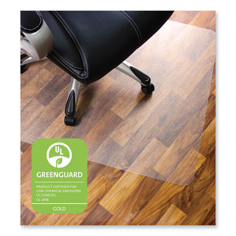 Image of Cleartex Ultimat Polycarbonate Chair Mat For Hard Floors, 48 X 60, Clear