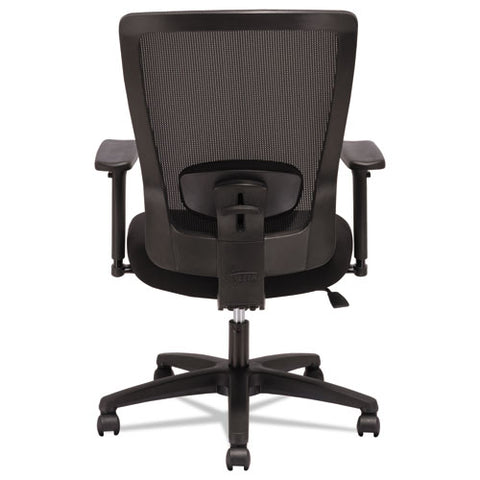 Image of Alera Envy Series Mesh High-back Swivel/tilt Chair, Supports Up To 250 Lbs., Black Seat/black Back, Black Base