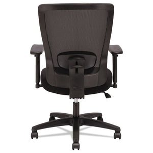 Alera Envy Series Mesh High-back Swivel/tilt Chair, Supports Up To 250 Lbs., Black Seat/black Back, Black Base