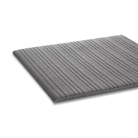 Image of Ribbed Vinyl Anti-fatigue Mat, 24 X 36, Gray