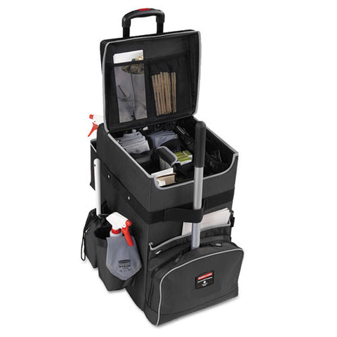 Image of Executive Quick Cart, Large, 14.25w X 16.5d X 25h, Dark Gray