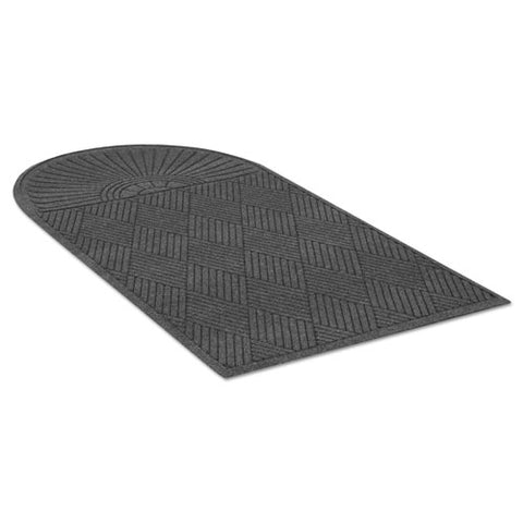 Image of Ecoguard Diamond Floor Mat, Single Fan, 36 X 72, Charcoal