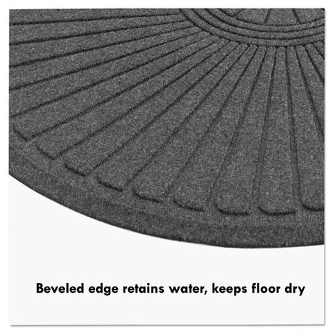 Image of Ecoguard Diamond Floor Mat, Single Fan, 36 X 72, Charcoal