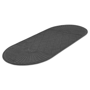 Ecoguard Diamond Floor Mat, Single Fan, 36 X 72, Charcoal