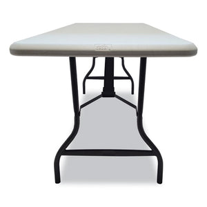 Indestructables Too 1200 Series Folding Table, 72w X 30d X 29h, Platinum