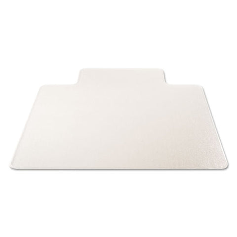 Image of Rollamat Frequent Use Chair Mat, Med Pile Carpet, Flat, 45 X 53, Wide Lipped, Clear