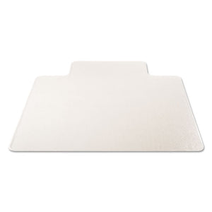 Rollamat Frequent Use Chair Mat, Med Pile Carpet, Flat, 45 X 53, Wide Lipped, Clear