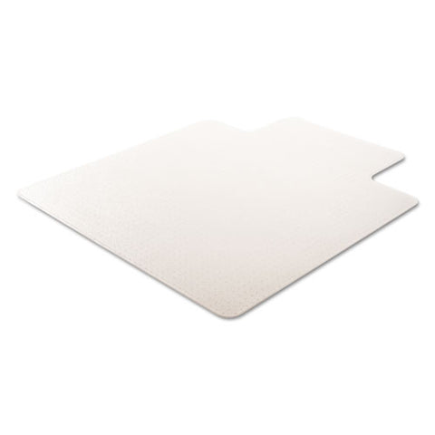 Image of Rollamat Frequent Use Chair Mat, Med Pile Carpet, Flat, 45 X 53, Wide Lipped, Clear