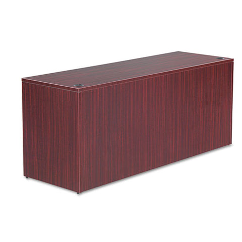 Image of Alera Valencia Series Credenza Shell, 70.88w X 23.63d X 29.5h, Mahogany