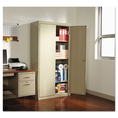 Image of Economy Assembled Storage Cabinet, 36w X 18d X 72h, Putty