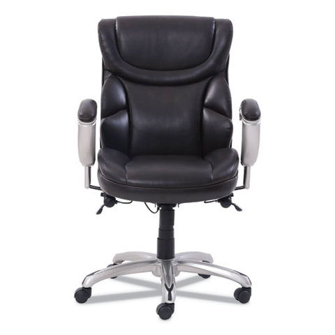 Image of Emerson Task Chair, Supports Up To 300 Lbs., Brown Seat/brown Back, Silver Base