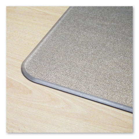 Image of Cleartex Megamat Heavy-duty Polycarbonate Mat For Hard Floor/all Carpet, 46 X 53, Clear