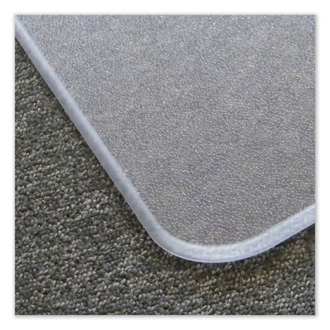 Image of Cleartex Megamat Heavy-duty Polycarbonate Mat For Hard Floor/all Carpet, 46 X 53, Clear