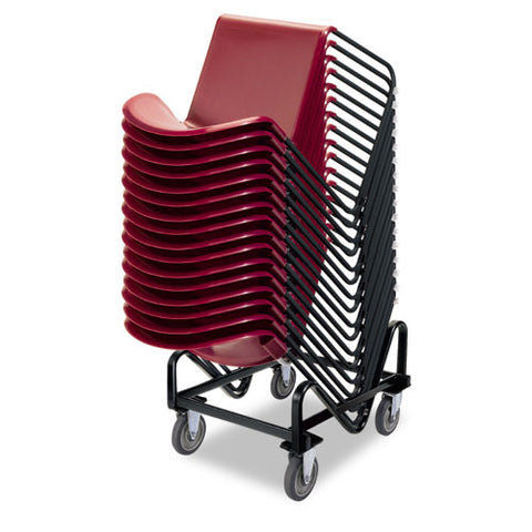 Image of Gueststacker Cart, 21.38w X 35.5d X 37.88h, Black