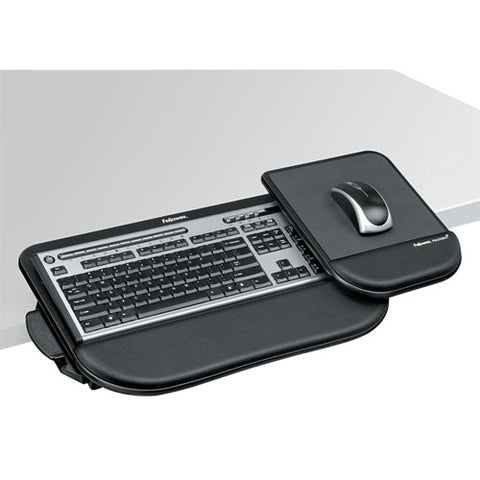 Image of Tilt 'n Slide Keyboard Manager With Comfort Glide, 19.5w X 11.5d, Black