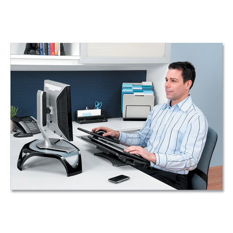 Image of Tilt 'n Slide Keyboard Manager With Comfort Glide, 19.5w X 11.5d, Black