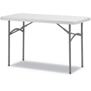 Rectangular Plastic Folding Table, 72w X 29 5/8d X 29 1/4h, Gray