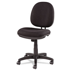 Alera Interval Series Swivel/tilt Task Chair, Supports Up To 275 Lbs, Black Seat/black Back, Black Base