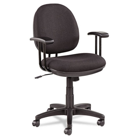 Image of Alera Interval Series Swivel/tilt Task Chair, Supports Up To 275 Lbs, Black Seat/black Back, Black Base