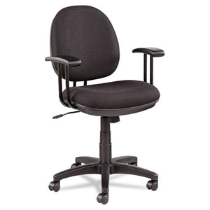 Alera Interval Series Swivel/tilt Task Chair, Supports Up To 275 Lbs, Black Seat/black Back, Black Base