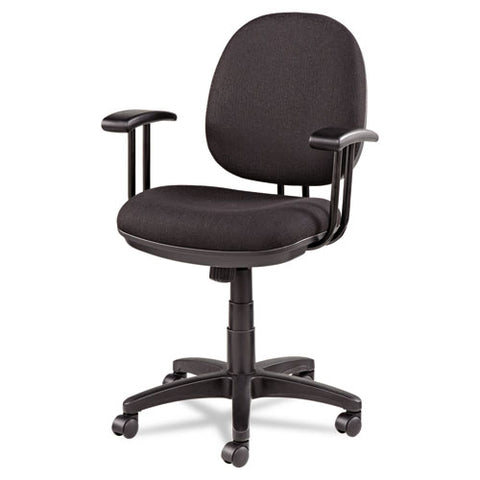 Image of Alera Interval Series Swivel/tilt Task Chair, Supports Up To 275 Lbs, Black Seat/black Back, Black Base