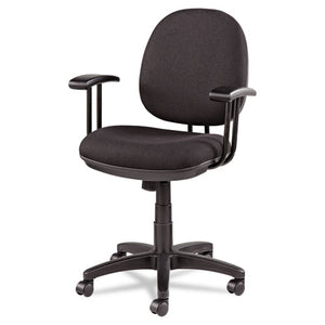 Alera Interval Series Swivel/tilt Task Chair, Supports Up To 275 Lbs, Black Seat/black Back, Black Base