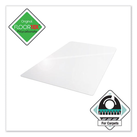 Image of Cleartex Ultimat Polycarbonate Chair Mat For Low/medium Pile Carpet, 35 X 47, Clear