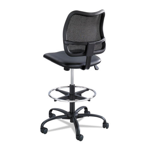 Image of Vue Series Mesh Extended-height Chair, 33" Seat Height, Supports Up To 250 Lbs., Black Seat/black Back, Black Base