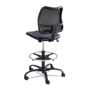 Vue Series Mesh Extended-height Chair, 33" Seat Height, Supports Up To 250 Lbs., Black Seat/black Back, Black Base