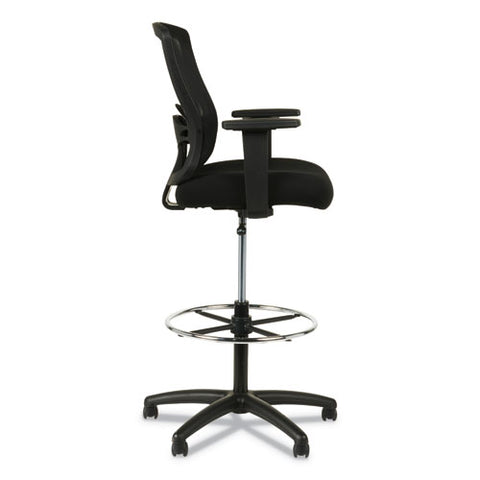 Image of Alera Etros Series Mesh Stool, 36.13" Seat Height, Supports Up To 275 Lbs, Black Seat/black Back, Black Base