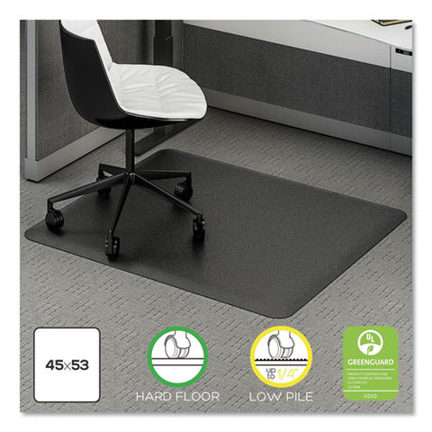 Image of Ergonomic Sit Stand Mat, 53 X 45, Black