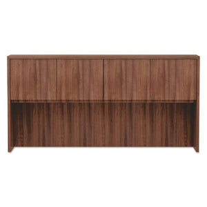 Alera Valencia Series Hutch, 3-comp, 70.63w X 15d X 35.38h, Modern Walnut