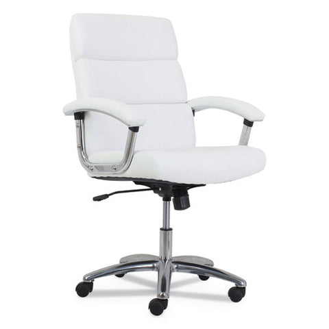 Image of Traction High-back Executive Chair, Supports Up To 250 Lbs., Black Seat/black Back, Polished Aluminum Base