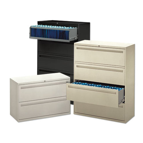 Image of 700 Series Two-drawer Lateral File, 36w X 18d X 28h, Charcoal