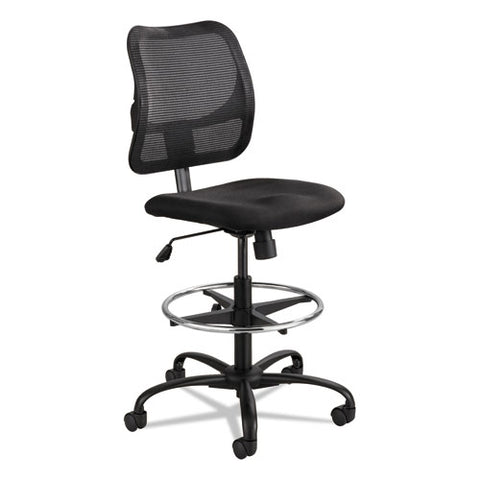 Image of Vue Series Mesh Extended-height Chair, 33" Seat Height, Supports Up To 250 Lbs., Black Seat/black Back, Black Base