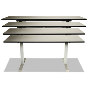 2-stage Electric Adjustable Table Base, 27.5" To 47.2" High, Gray